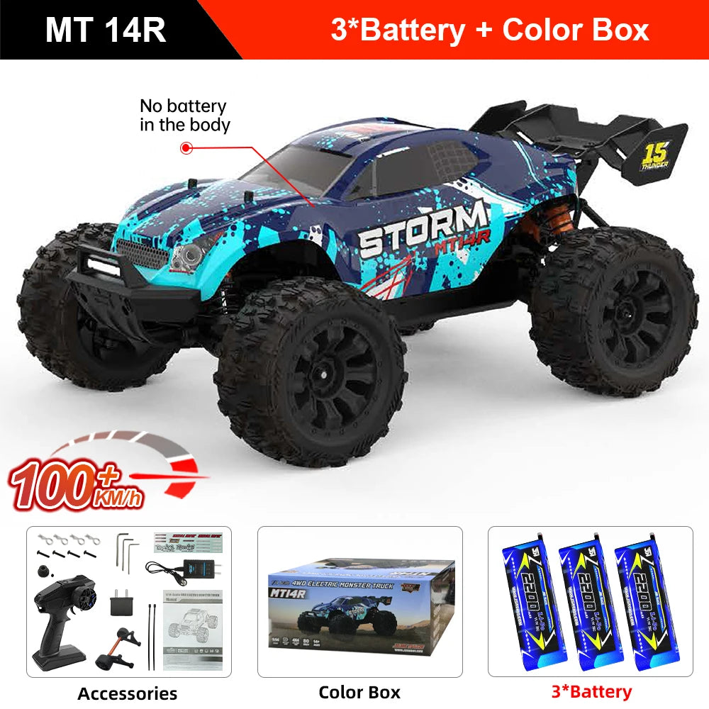 Teeggi RC Car 4WD High-Speed Brushless 3S Remote Control