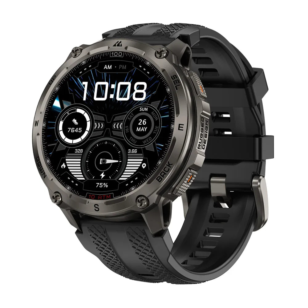 KOSPET Tank T4 Smartwatch GPS with Durable Build For Men
