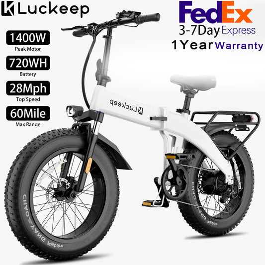 Luckeep X1 Lite Foldable Electric Bike 1400W Peak Motor