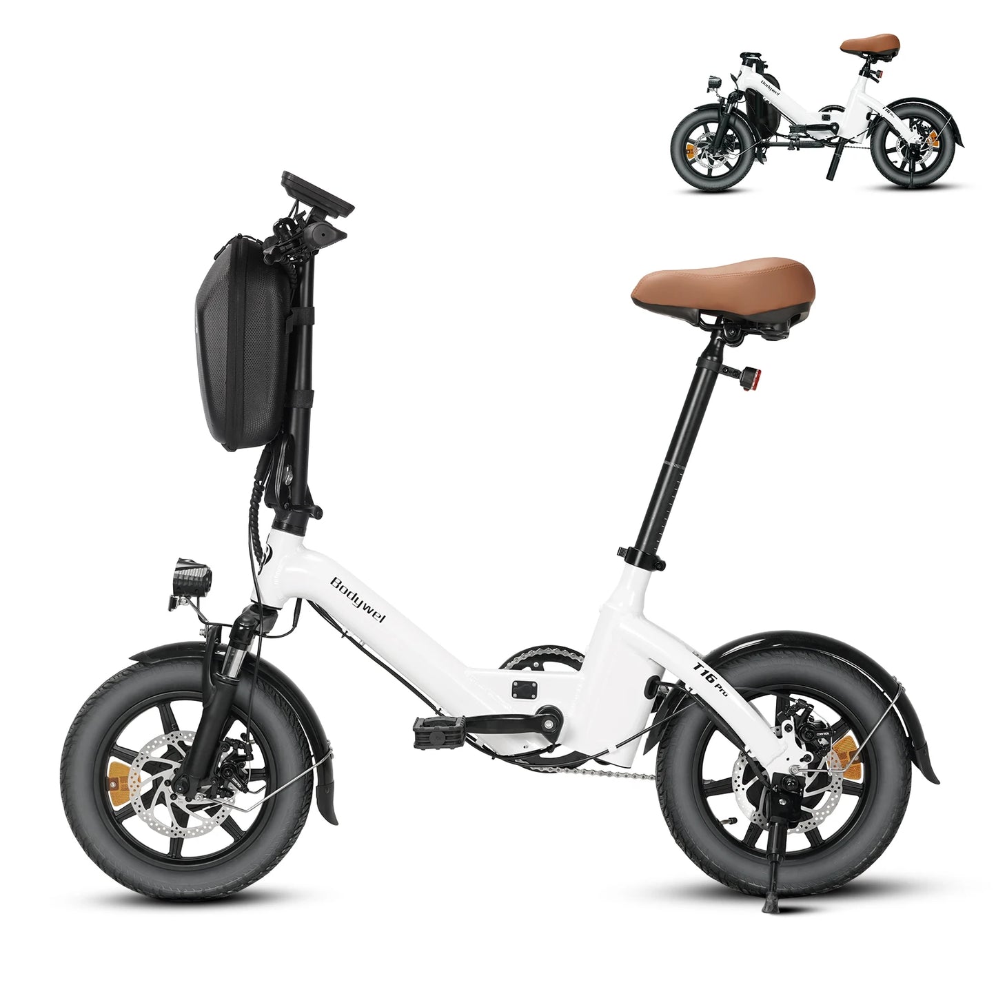 Bodywel Electric Bicycle Folding Aluminum Frame 250W