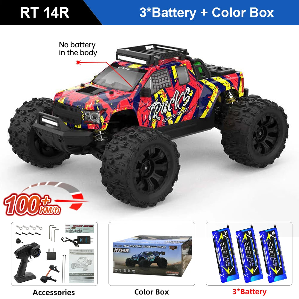 Teeggi RC Car 4WD High-Speed Brushless 3S Remote Control