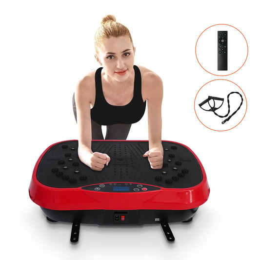 H Vibration Plate Exercise Machine Fat Burning Home Workout