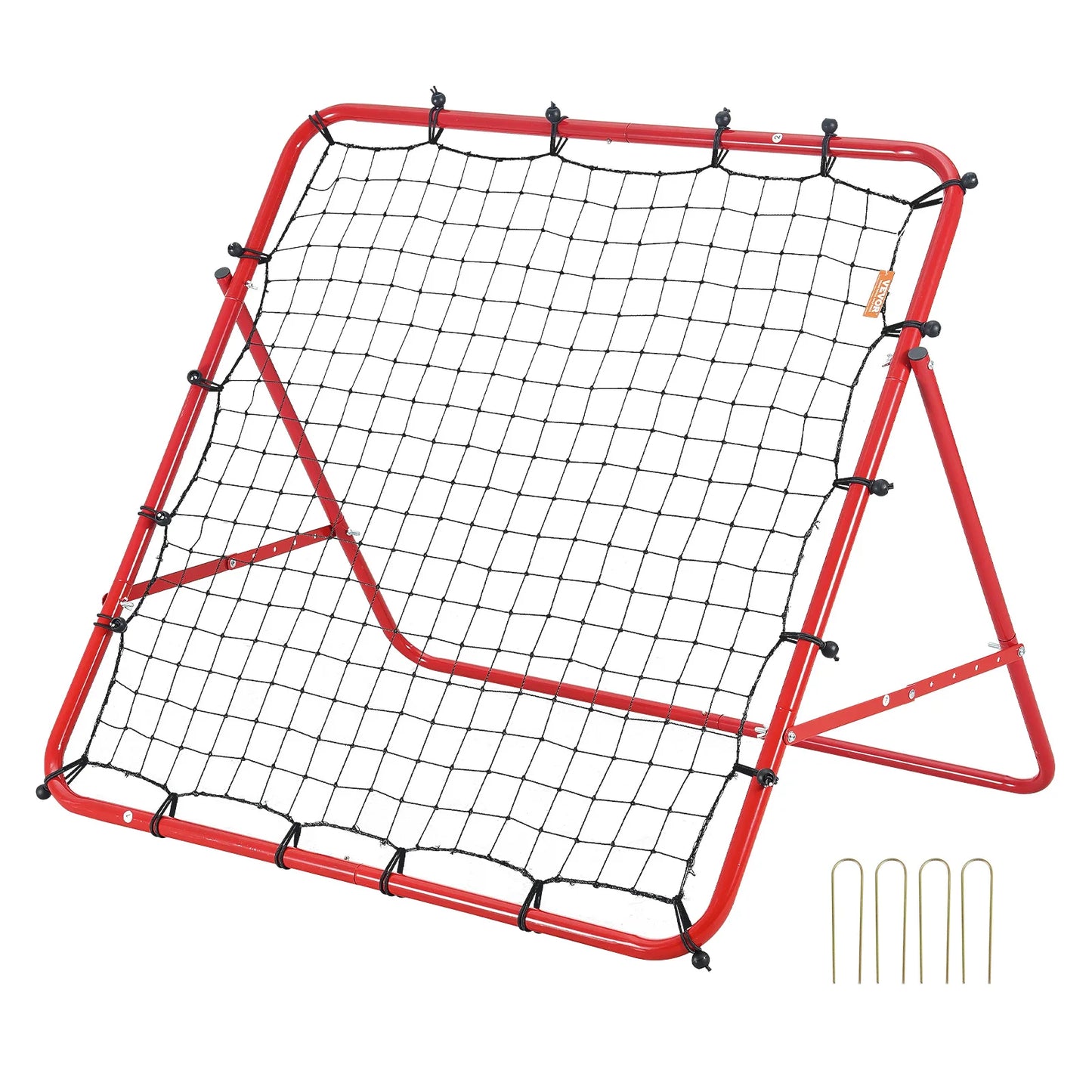 Hign-concerned Soccer Rebounder Net Portable Adjustable Angles