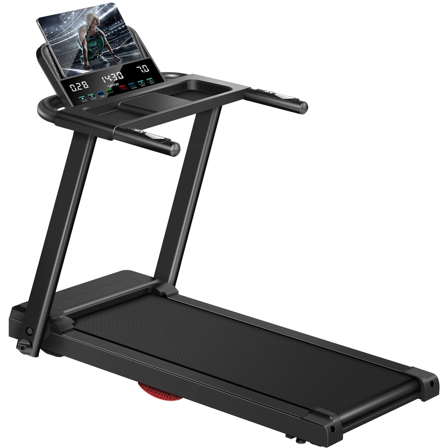 Treadmill Foldable 3.0HP Home Cardio Machine With HR Monitor