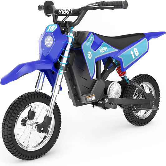 HIBOY Electric Dirt Bike 36V 300W Long-Range for Kids