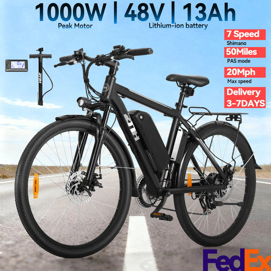 ZNH Electric Mountain Bike 1000W Peak Motor 48V Battery