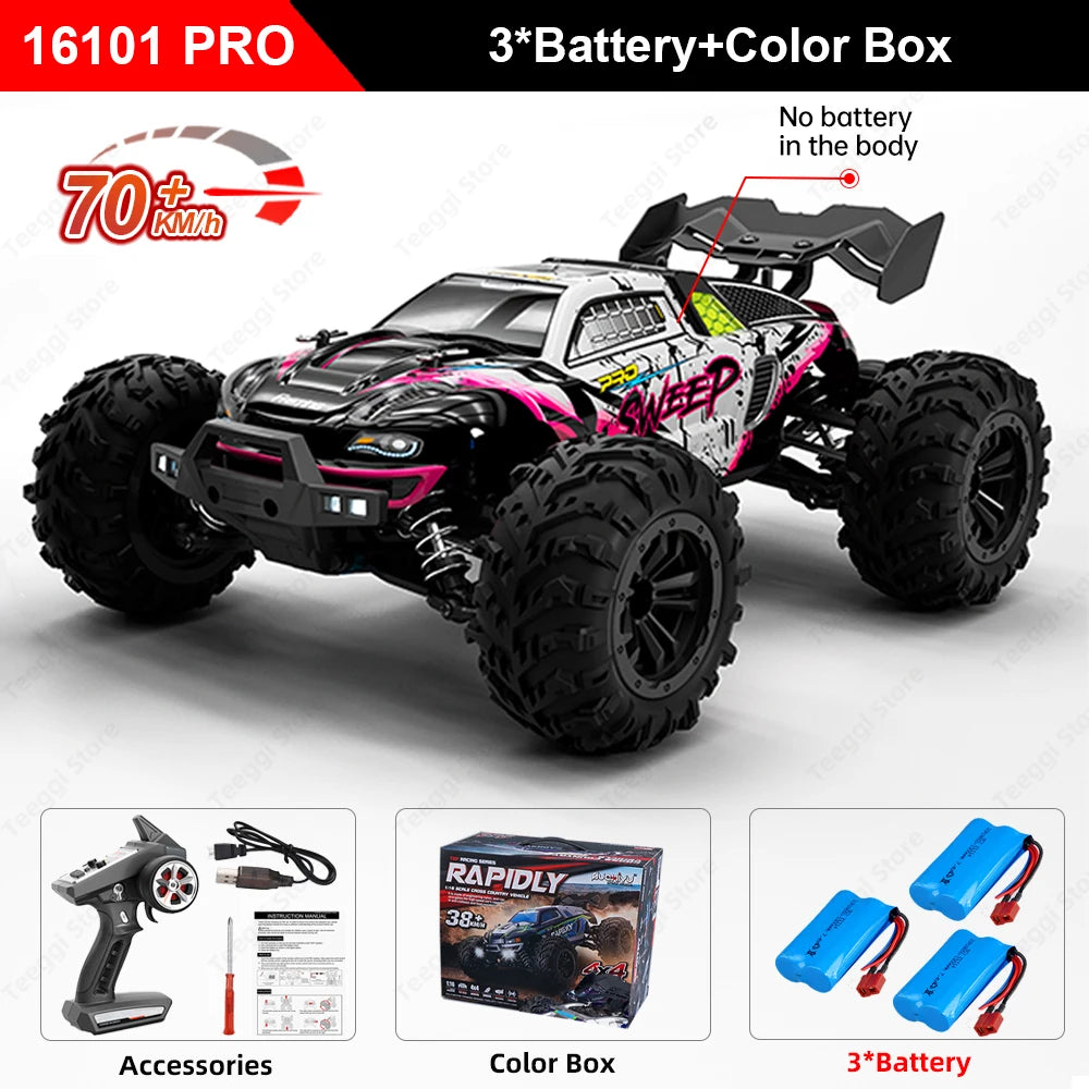Teeggi RC Car LED Light 4WD High Speed Monster Truck