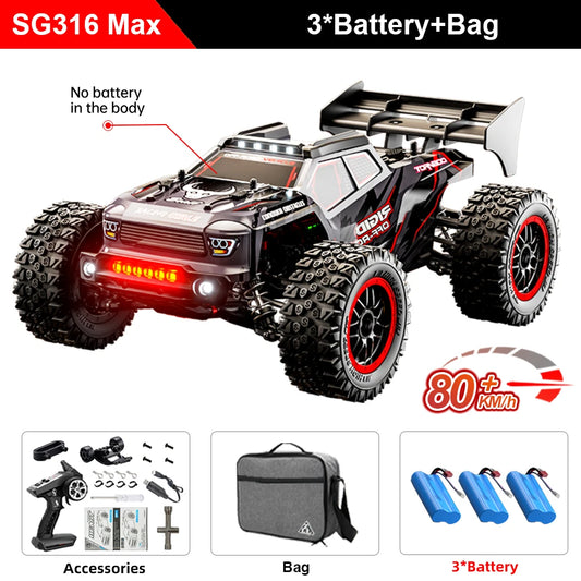Teeggi RC Car 1 16 ScaleModel Hyper Speed Brushless 4WD
