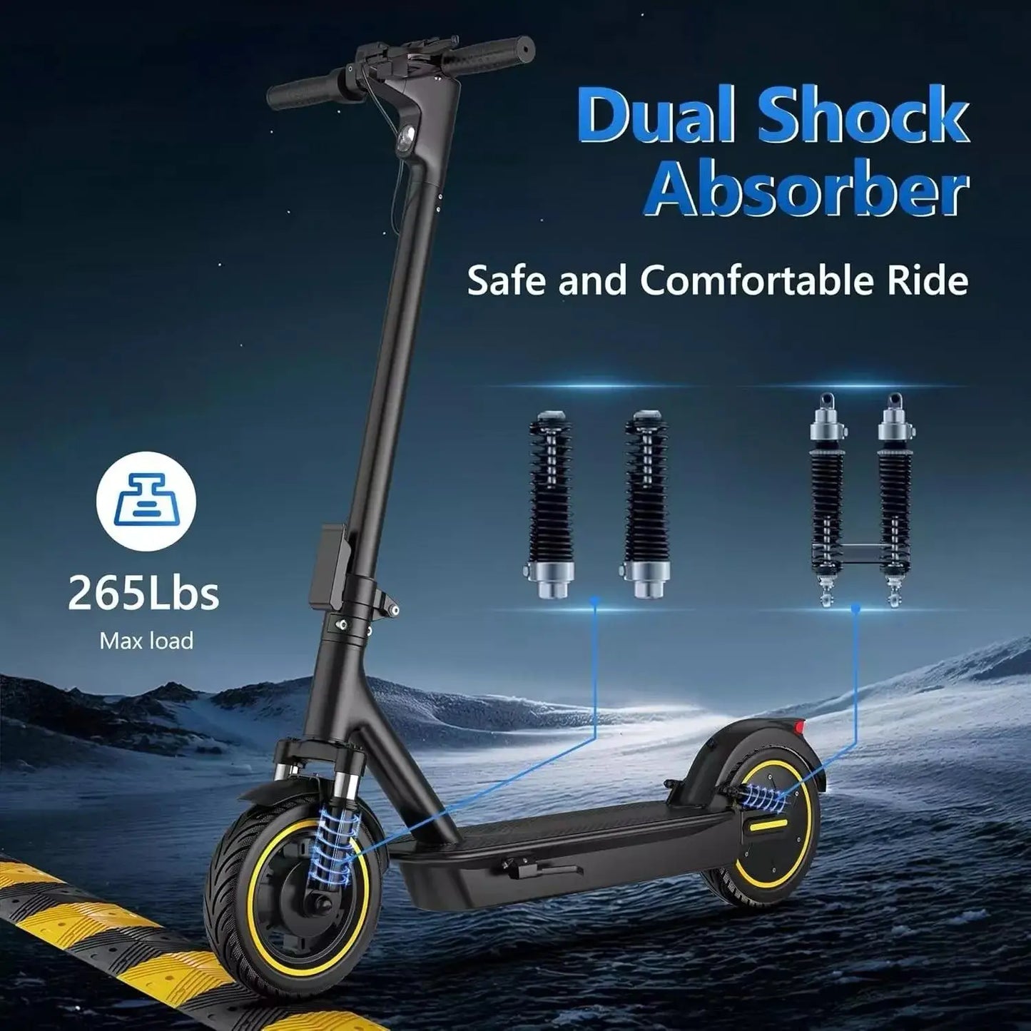 LADPED Electric Scooter Folding For Long Range
