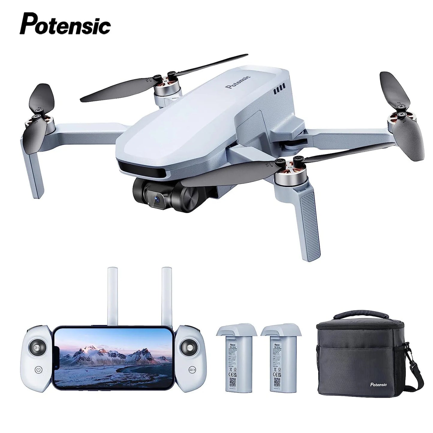Potensic Drone With C0 Single-Axis Gimbal 4K GPS Professional