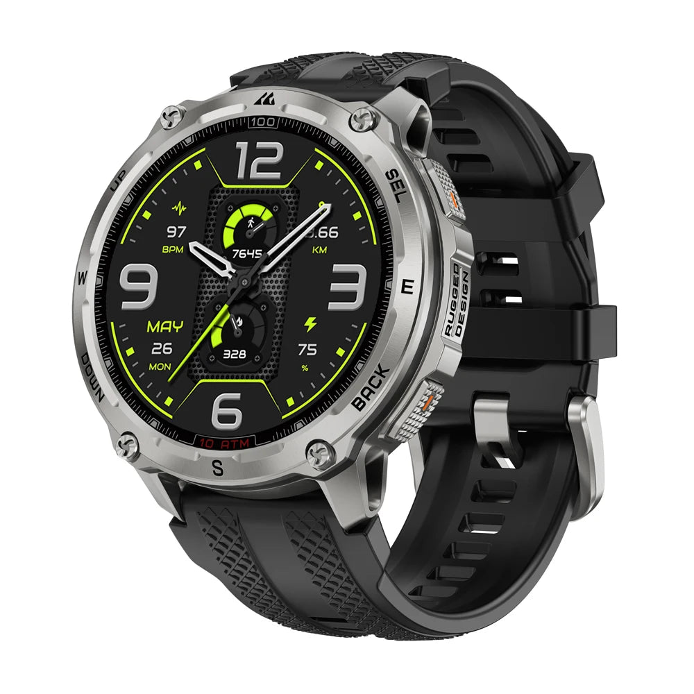 KOSPET Tank T4 Smartwatch GPS with Durable Build For Men