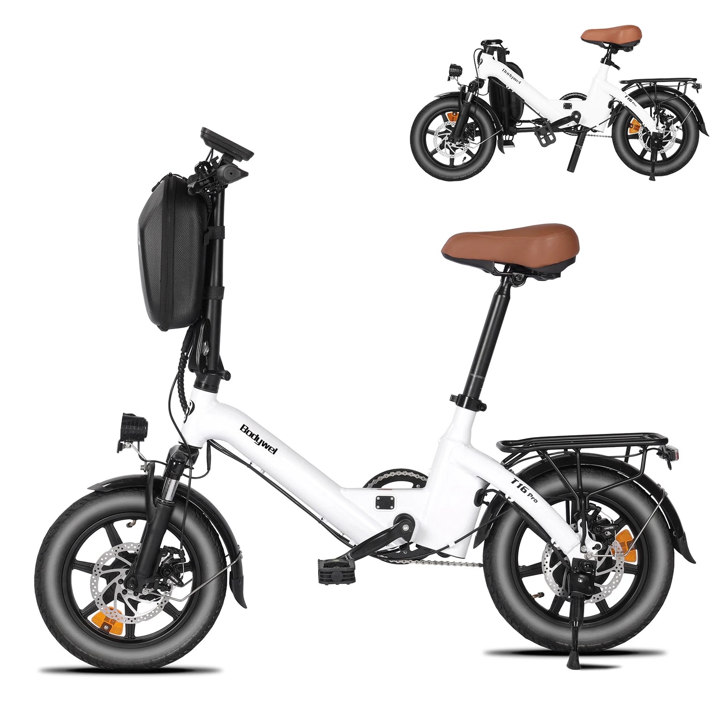 Bodywel Electric Bicycle Folding Aluminum Frame 250W
