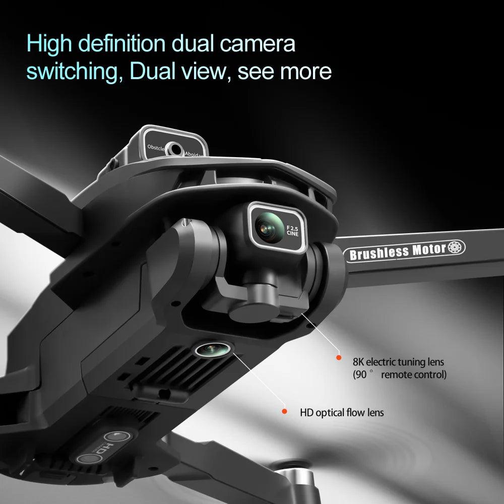 Drone Dual Cameras Aerial Photography Ready for Enthusiasts