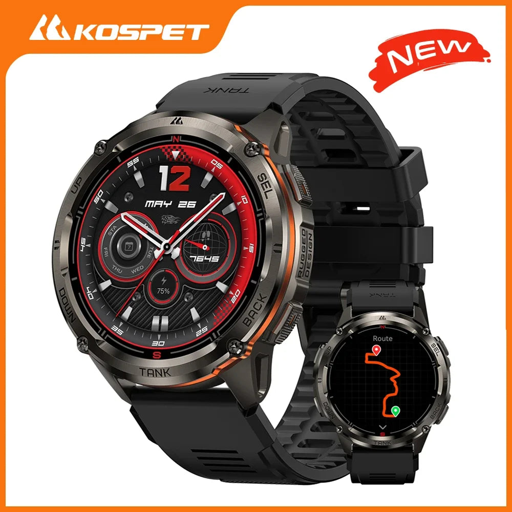 Smartwatch KOSPET Tank T3 Ultra 2 GPS Stainless Steel