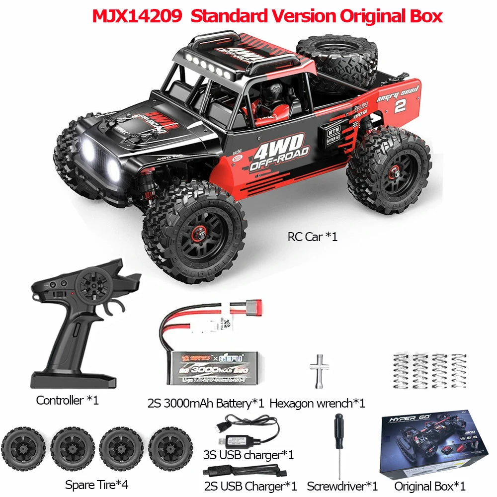RC Car Brushless 4WD Off-Road Racing With 2.4G Remote