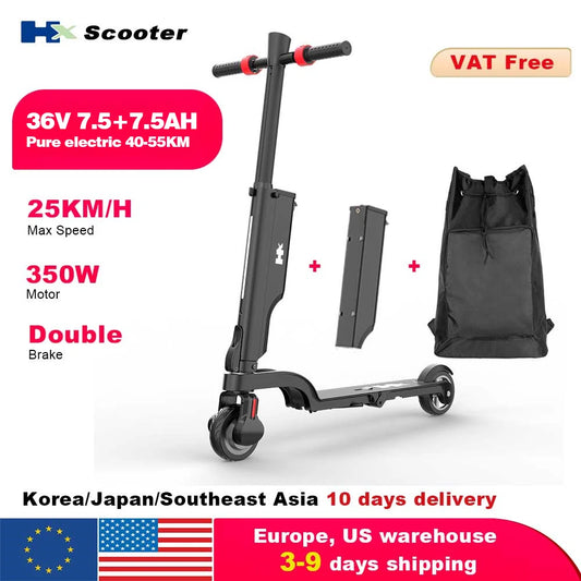 HX Electric Scooter X6 Foldable 350W 25kmh