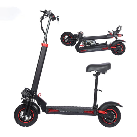 FREEBOY 1200W Foldable Electric Scooter With Seat City Commute