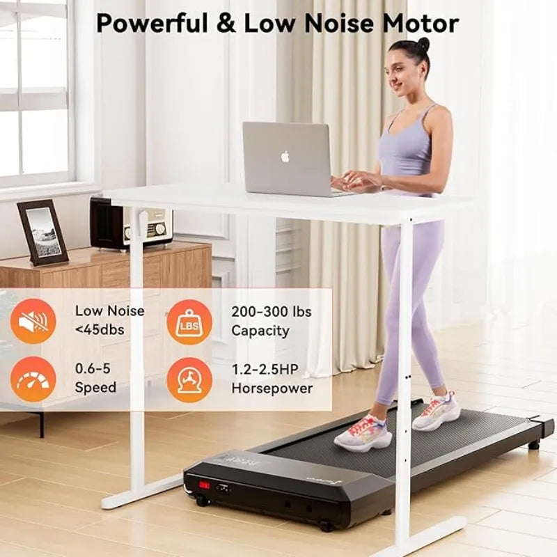 Superun Walking Treadmill 2-in-1 Home Office With App