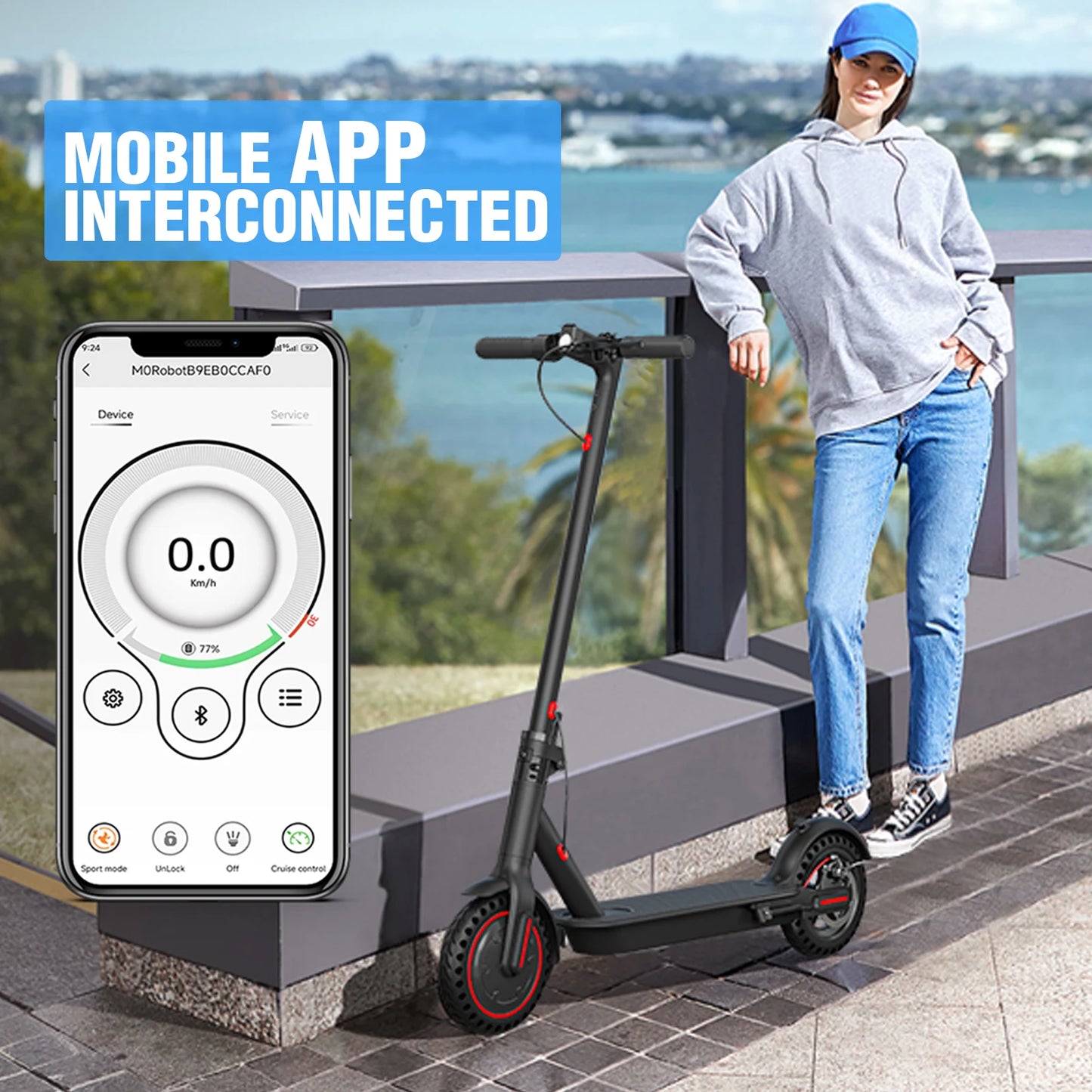FREEBOY Electric Scooter Explosion-Proof Tires for Adults